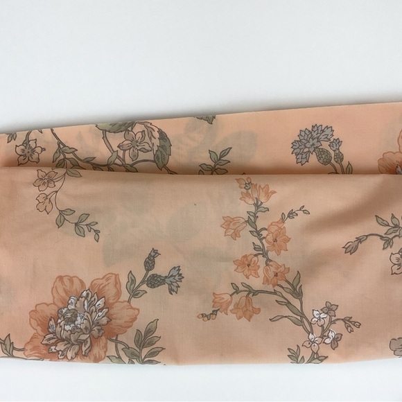 Vintage Cannon botanical floral percale pillowcase set of 2 - Picture 3 of 7